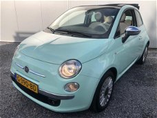 Fiat 500 - 0.9 TwinAir Turbo CABRIO AIRCO BLEU+ME BLEUTOOTH SPRAAKHERK. AUX+USB Lm15"23000Km