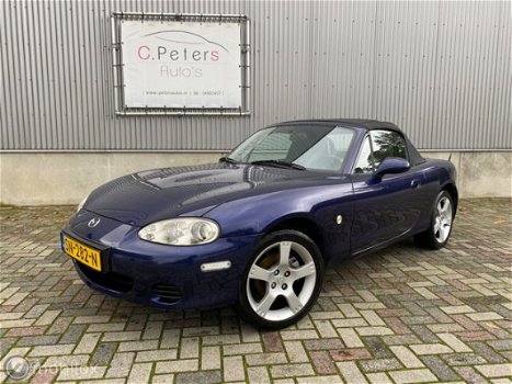 Mazda MX-5 - 1.6i Twins Silver Blues 2003 Cabriolet / Leer / NAP - 1