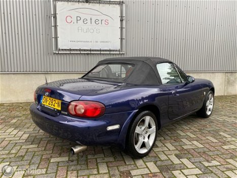 Mazda MX-5 - 1.6i Twins Silver Blues 2003 Cabriolet / Leer / NAP - 1