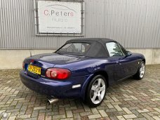 Mazda MX-5 - 1.6i Twins Silver Blues 2003 Cabriolet / Leer / NAP