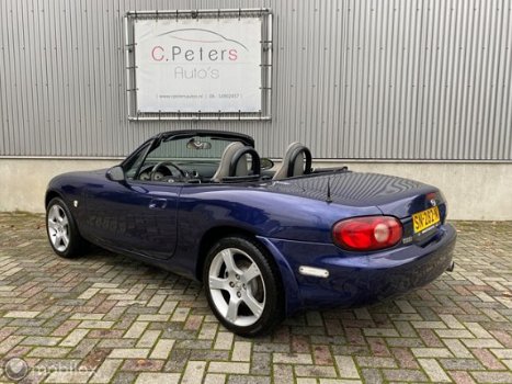 Mazda MX-5 - 1.6i Twins Silver Blues 2003 Cabriolet / Leer / NAP - 1