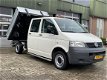 Volkswagen Transporter - 1.9 TDI 340 DC kipper Open laadbak side-bars 6-persoons - 1 - Thumbnail