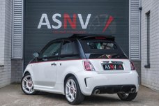 Fiat 500 C - 1.4 T-Jet Abarth Competizione , 140 PK, 2-tone, Xenon, Lederen sportstoelen, Airco, Blu