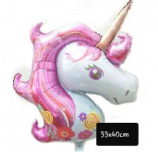 Folie ballon ** Unicorn ** Roze
