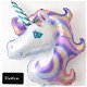 Folie ballon ** Unicorn ** Paars - 1 - Thumbnail