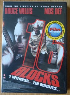 Te koop de nieuwe originele DVD "16 Blocks" met Bruce Willis