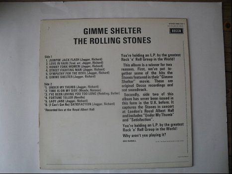 The Rolling Stones Gimme Shelter - 12 tracks - 2