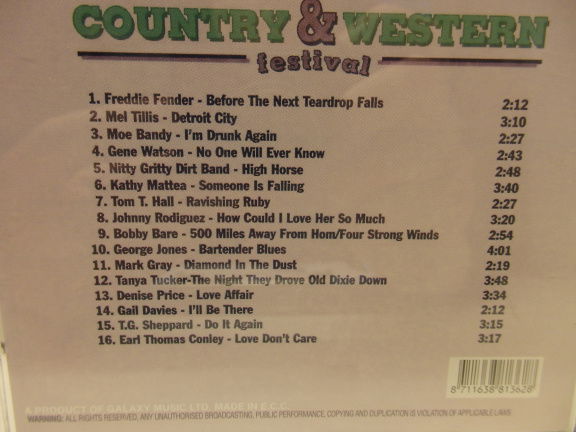 CD - Country & Western Festival. - Afbeelding 2