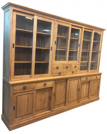 Buffetkast Etten teak onbehandeld 300 x 50/40 x 220cm - nr. 1