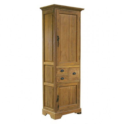 Winkelkast Otterlo teak onbehandeld 70 x 45 x 200cm - nr. 1