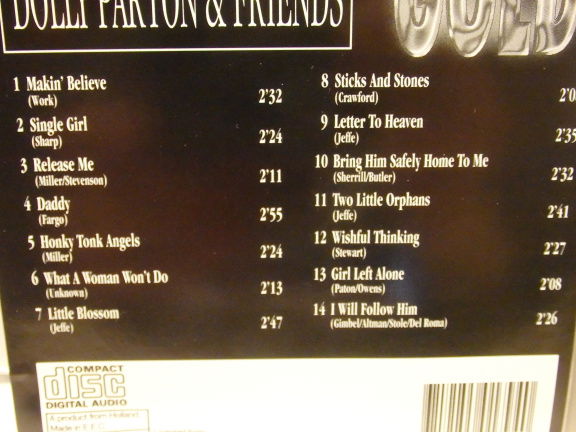 CD - Dolly Parton & Friends - Gold. - Afbeelding 2