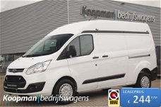 Ford Transit Custom - 330 2.2TDCI L2H2 Trend | Airco | Cruise | Schuifdeur L+R | Lease 244, - p/m