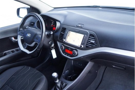 Kia Picanto - 1.0 CVVT ComfortPlusLine Navigator +Ecc+Camera+Full, Navigatie= ZEER LUXE - 1