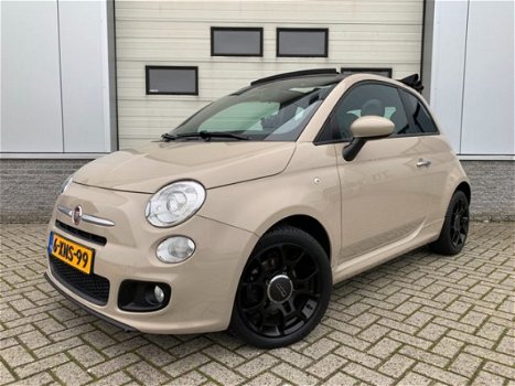 Fiat 500 C - 500c TWINAIR 86pk 500S AIRCO-NAVI-LMV-PDC-XENON 28.821km - 1