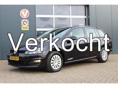 Volkswagen Golf Variant - 1.6 TDI (111pk) Navi/ Airco/ Cruise/ Elek. pakket/ C.V Afstand/ Armsteun/ - 1