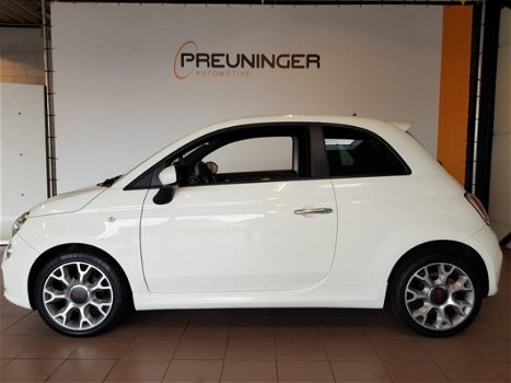 Fiat 500 - 0.9 TwinAir T 500S | Navi - Airco - Parkeer sens | - 1