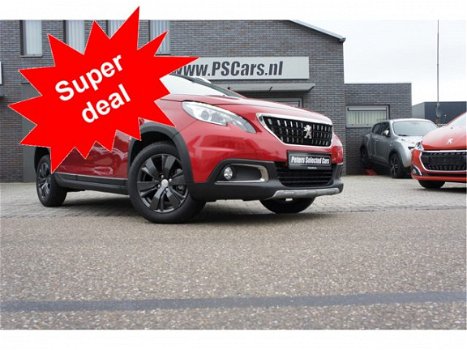 Peugeot 2008 - 1.2 PT Allure Bluetooth/CarPlay/Cruise/LED/Navi/Panorama/PDC/Velgen 110pk RIJKLAAR €1 - 1