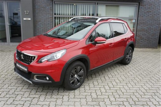 Peugeot 2008 - 1.2 PT Allure Bluetooth/CarPlay/Cruise/LED/Navi/Panorama/PDC/Velgen 110pk RIJKLAAR €1 - 1