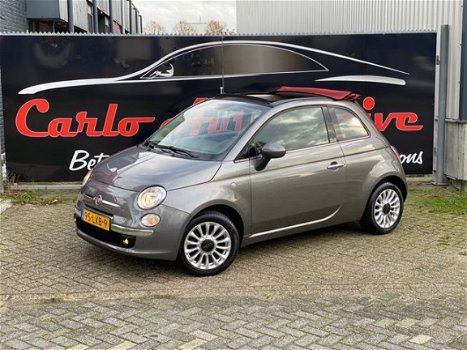 Fiat 500 C - 1.2 Lounge CABRIO Automaat/Leer/Airco VOL - 1