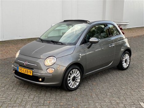 Fiat 500 C - 1.2 Lounge CABRIO Automaat/Leer/Airco VOL - 1