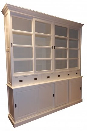 Winkelkast Drunen wit - wit 250 x 50/40 x 260cm - nr. 1