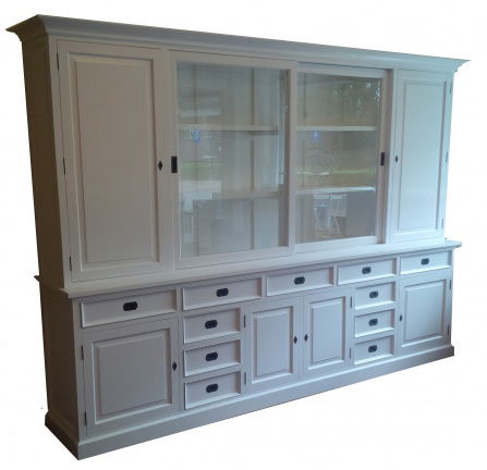 Winkelkast Lochem wit - wit 300 x 50/40 x 220cm - nr. 1