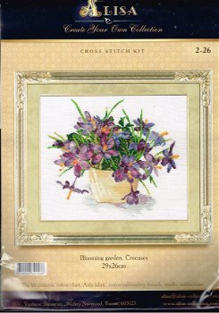 ALISA BORDUURPAKKET ,BLOOMING GARDEN , CROCUSSEN 226 op=op - 1