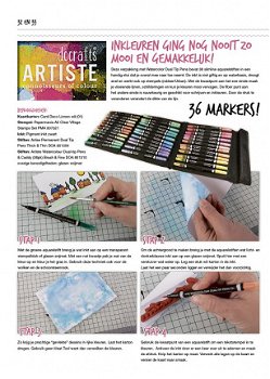 Watercolour Dual-tip Pens&Caddy (36pk) Brush&Fine Docrafts DOA 851310 - 2