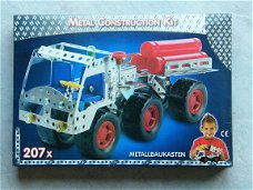 Metalen constructie speelgoed 207 stuks vrachtwagen