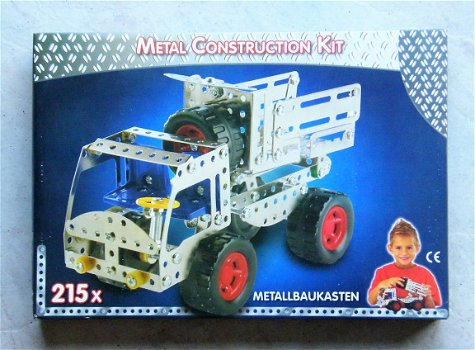 Metalen constructie speelgoed 215 stuks vrachtwagen - 1