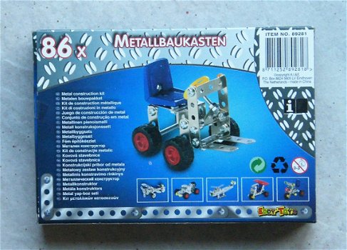 Metalen bouwdoos 86 stuks Vorkheftruck - 2