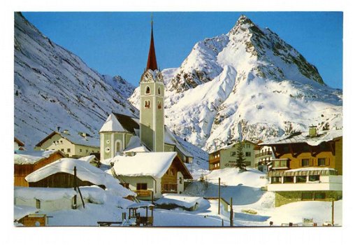 V001 Galtur mit Ballunspitze Paznauntal Tirol / Oostenrijk - 1