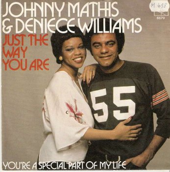 singel Johnny Mathis & Deniece Williams - Just the way you - 1