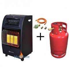 Verwarm uw hobby ruimte met een bijzetkachel/LPG combinatie