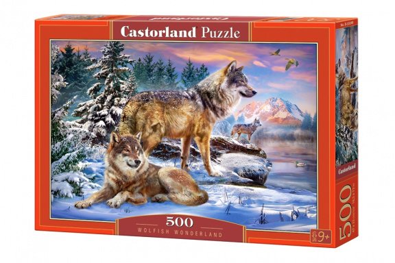 Castorland - Wolfish Wonderland - 500 Stukjes - Afbeelding 2