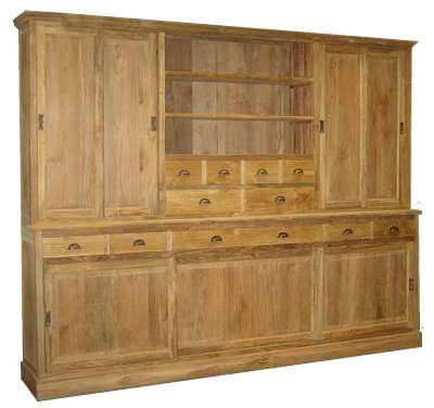 Buffetkast Neede teak 295 x 50/40 x 220cm - nr. 1