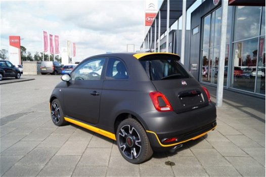 Fiat 500 - TwinAir Turbo 85pk 500S 'Montone' MAT ZWART 5 jaar garantie - 1