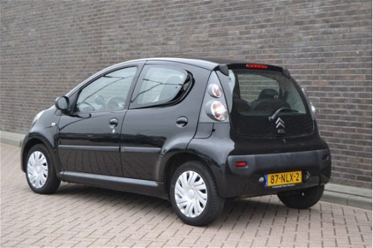 Citroën C1 - 1.0-12V Ambiance 5 deurs, airco, zwart metallic, leder/alcantara - 1