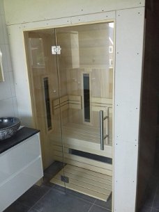 Sauna in de badkamer