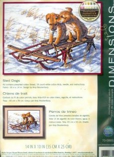 DIMENSIONS BORDUURPAKKET  SLED DOGS