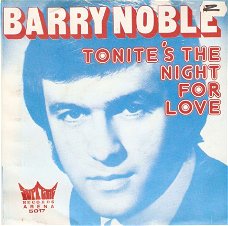 singel Barry Noble - Tonite’s the night for love