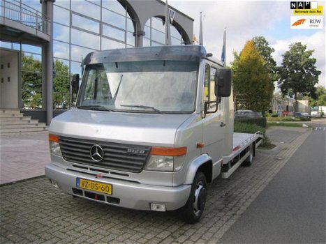 Mercedes-Benz Vario - 512 D 425 oprijwagen , klein rijbewijs, lier, stuurbkr, N.A.P - 1