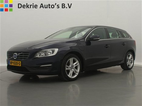 Volvo V60 - 2.4 D6 AWD *€20.490, - INCL.* Plug-In Hybrid Summum / SCHUIFDAK / LEDER / NAVI / CRUISE - 1