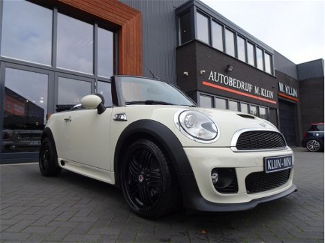 Mini Mini Cabrio - 1.6 Cooper S aut 184pk Jcw packet/leer/navi/Top - 1