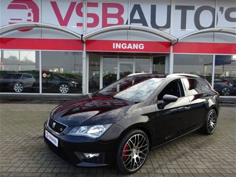 Seat Leon - 1.4 TSI FR 122 PK HALF-LEER ECC-AIRCO LMV PDC - 1