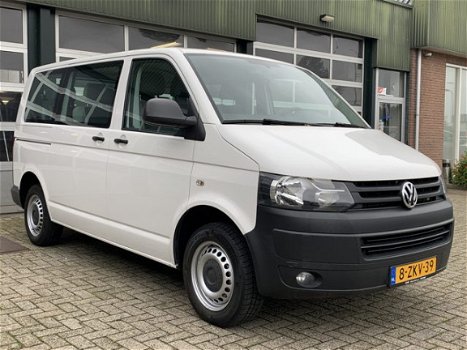 Volkswagen Transporter Kombi - 2.0 TDI L1H1 9-persoons Airco Bpm vrij Elektrische ramen Radio cd spe - 1