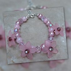 Bracelet: "Dusty Pink Blossom