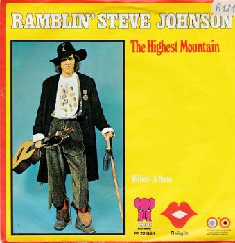 Singel Ramblin' Steve Johnson - The highest mountain / Without a home - 1