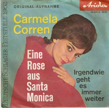 singel Carmela Corren - Eine rose aus Santa Monica - 1