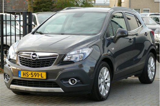 Opel Mokka - 1.4 T 141PK Cosmo 2015, Half Leer, Navi, Camera, Clima, Cruise, 18